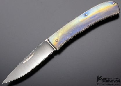 Michael Walker Custom Knife Titanium Slip Joint