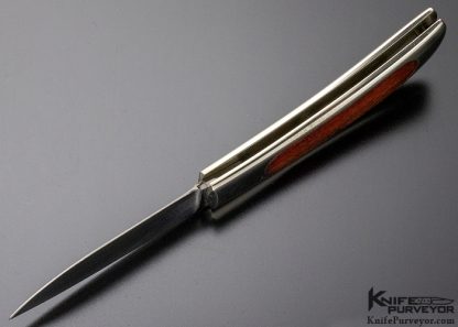 Michael Walker Custom Knife Desert Ironwood Lockback - Image 6