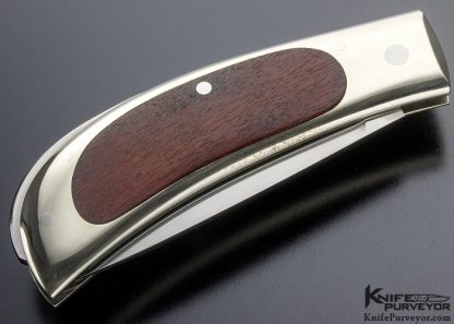 Michael Walker Custom Knife Desert Ironwood Lockback - Image 3