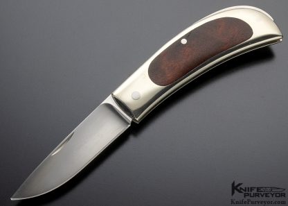Michael Walker Custom Knife Desert Ironwood Lockback