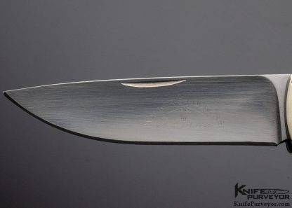 Michael Walker Custom Knife Desert Ironwood Lockback - Image 4