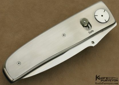 Michael Walker & Ron Lake Collaboration Custom Knife 1997 "Safe" Linerlock Prototype - Image 3