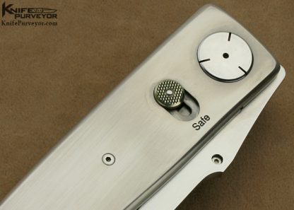 Michael Walker & Ron Lake Collaboration Custom Knife 1997 "Safe" Linerlock Prototype - Image 4