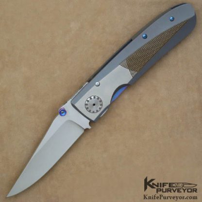 Michael Walker Custom Knife Machined Titanium Linerlock