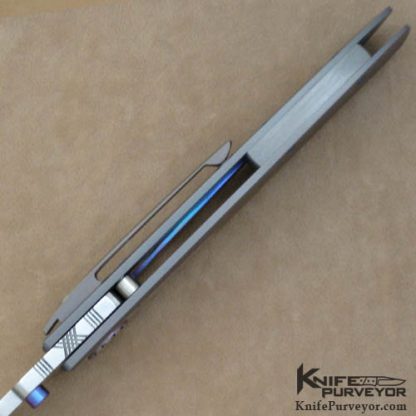 Michael Walker Custom Knife Machined Titanium Linerlock - Image 4