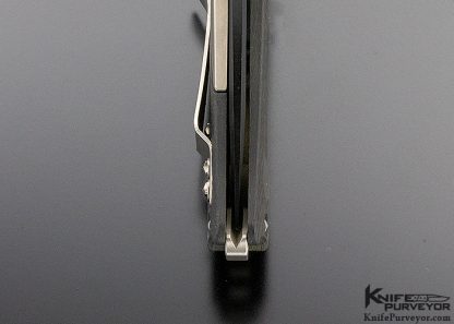 Mick Strider and Anthony Marfione Collaboration Custom Knife Carbon Fiber DOC "Nightmare" Flipper - Image 6