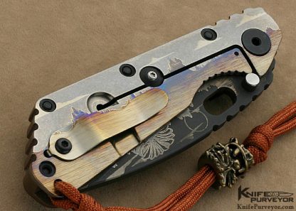 Mick Strider Custom Knife Starlingear Limited Edition "Wolfman" SMF Collaboration Framelock - Image 3