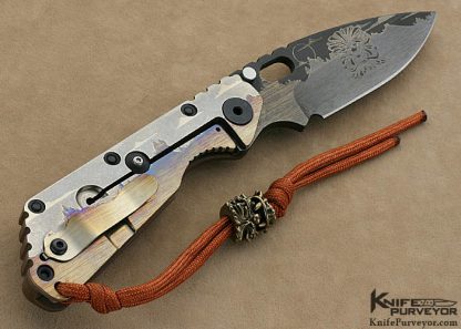 Mick Strider Custom Knife Starlingear Limited Edition "Wolfman" SMF Collaboration Framelock - Image 4