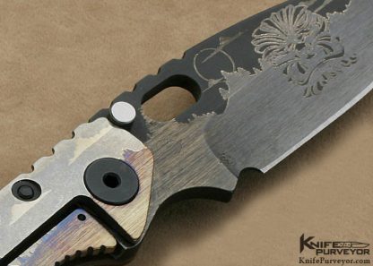 Mick Strider Custom Knife Starlingear Limited Edition "Wolfman" SMF Collaboration Framelock - Image 5
