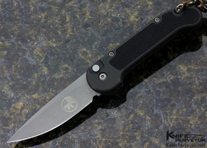 Microtech Custom Knife "Vero Beach" Anti-Slip Aluminum "UDT" Button Release Auto