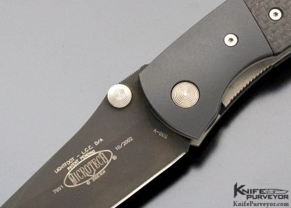 Microtech Custom Knife Lightfood Carbon Fiber D/A Automatic - Image 2
