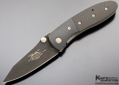 Microtech Custom Knife Lightfood Carbon Fiber D/A Automatic
