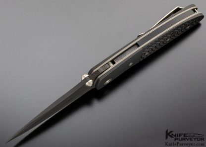 Microtech Custom Knife Lightfood Carbon Fiber D/A Automatic - Image 6