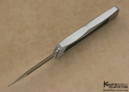 Tony Marfione Custom Knife "Combat Troodon"  Carbon Fiber OTF D/A - Image 6