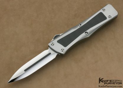 Tony Marfione Custom Knife "Combat Troodon"  Carbon Fiber OTF D/A