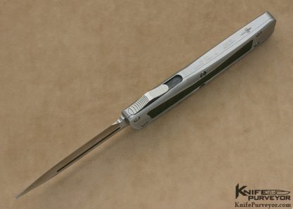 Tony Marfione Custom Knife "Combat Troodon"  Carbon Fiber OTF D/A - Image 4