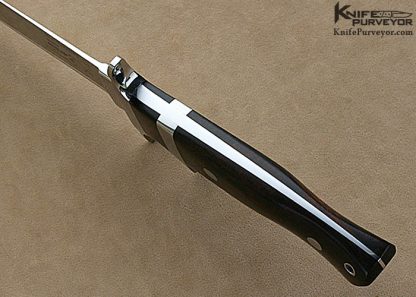Mike Lovett Custom Knives Desert Ironwood Big Bear Fighter - Image 6