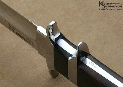Mike Lovett Custom Knives Desert Ironwood Big Bear Fighter - Image 9