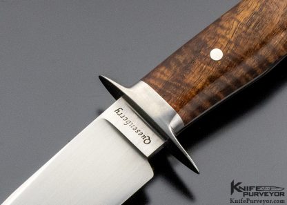Mike Quesenberry Custom Knife Integral Fighter with Koa Scales - Image 2