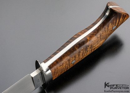 Mike Quesenberry Custom Knife Integral Fighter with Koa Scales - Image 6