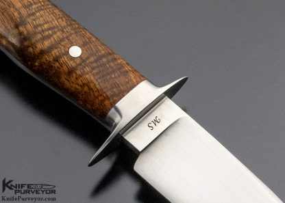 Mike Quesenberry Custom Knife Integral Fighter with Koa Scales - Image 4