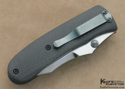 Mike Snody Custom Knife Carbon Fiber Resistor Linerlock - Image 3