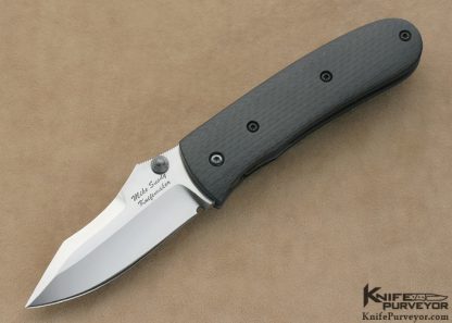 Mike Snody Custom Knife Carbon Fiber Resistor Linerlock
