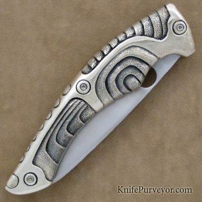 Mikkel Willumsen Custom Knife Scandinavian Alien Linerlock - Image 3