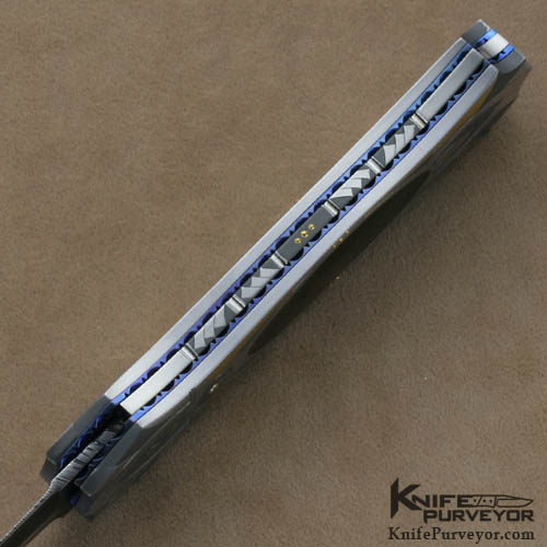 Jim Minnick Custom Knife Art Deco Automatic Linerlock - Image 5