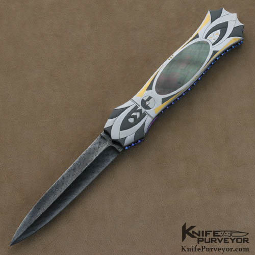 Jim Minnick Custom Knife Art Deco Automatic Linerlock