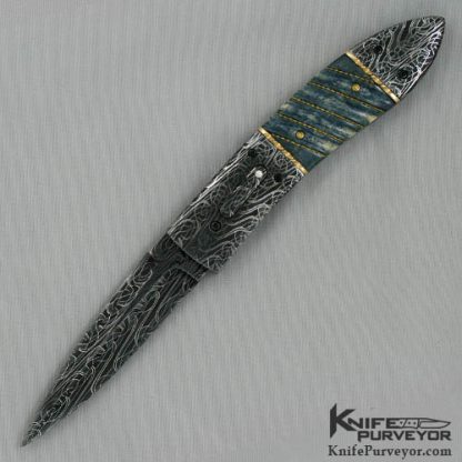 14 oct 2016 Jim Minnick Custom Knife Fluted & Braided 24 Kt Gold Inlaid Auto