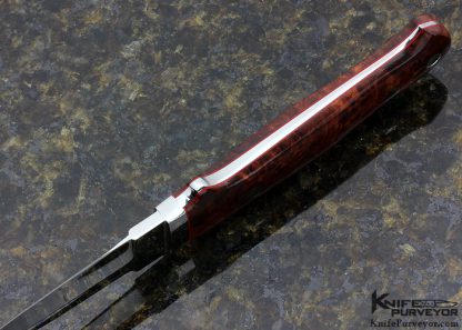 Mitch Jenkins Custom Knife Maple Burl NY Special - Image 5