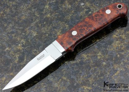 Mitch Jenkins Custom Knife Maple Burl NY Special