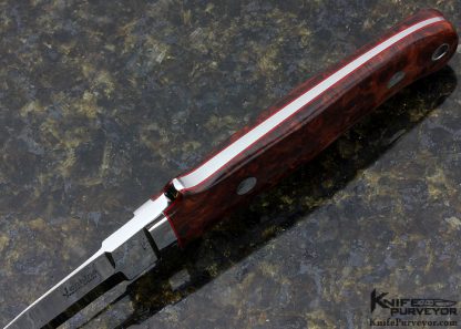 Mitch Jenkins Custom Knife Maple Burl NY Special - Image 4