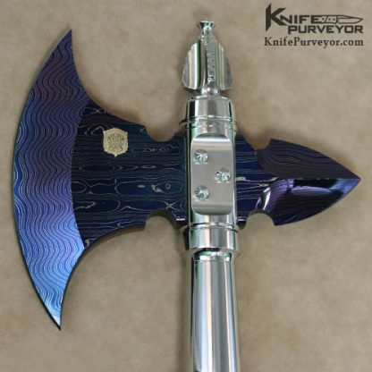 Harald Moeller Custom Knife Fantasy Battle Ax - Image 3