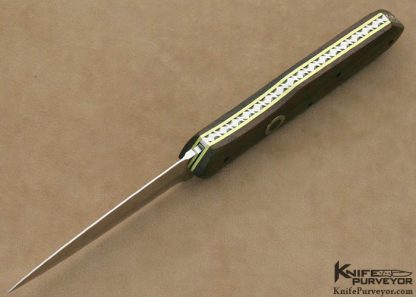 Nate Clark Custom Knife African Blackwood Automatic Linerlock - Image 4