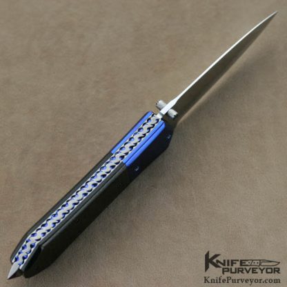 Nate Clark Custom Knife Carbonfiber & Anodized Titanium D/A Auto - Image 4