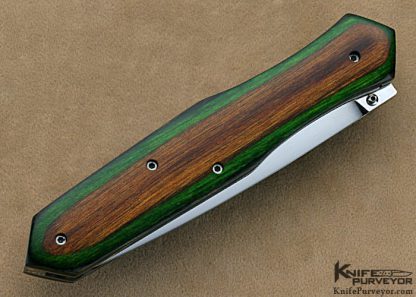 Nate Clark Custom Knives Double Action Royal Dagger with Dymondwood Scales - Image 3