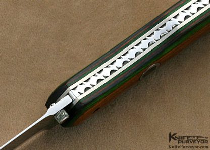 Nate Clark Custom Knives Double Action Royal Dagger with Dymondwood Scales - Image 5