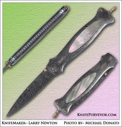 Larry Newton's Custom Knife: Blacklip Dagger