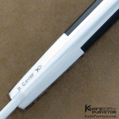 Warren Osborne Custom Knife Blacklip Pearl Lockback Engraved by Ray Cover Jr - Image 4
