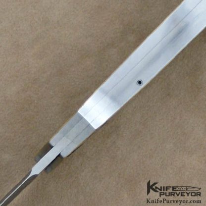 Warren Osborne Custom Knife Automatic Engraved by Simon Lytton - Image 5