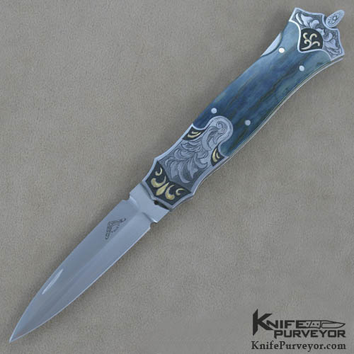 Warren Osborne Custom Knife Auto Jody Muller Engraved