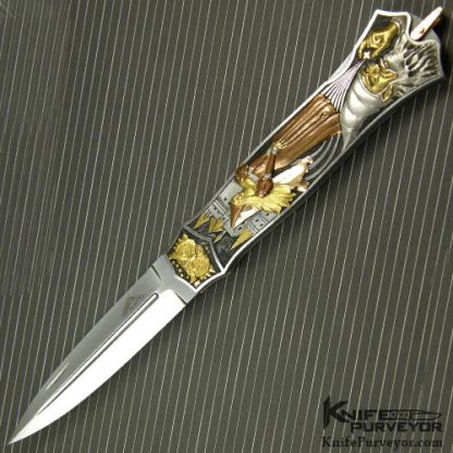 Warren Osborne Custom Knife Dagger Engraved by Ron Skaggs