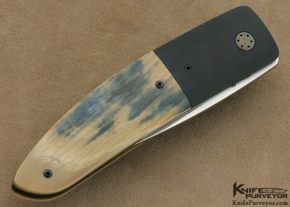 Owen Wood Custom Knife  Anodized Titanium Linerlock - Image 3