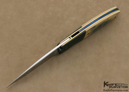 Owen Wood Custom Knife  Anodized Titanium Linerlock - Image 4