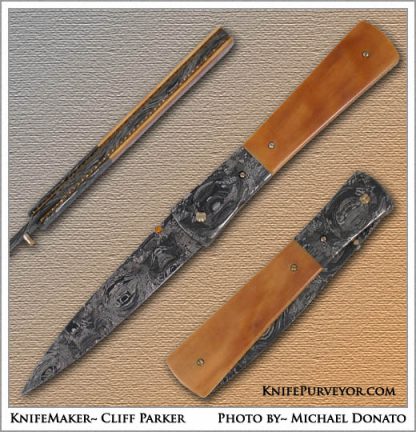 Cliff Parker's Custom Knife:  Linerlock