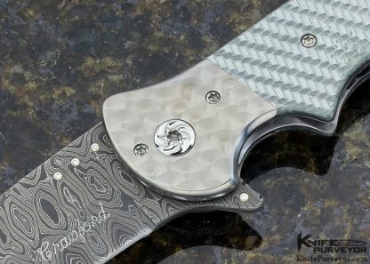 Pat Crawford Custom Knife "Stealth" Flipper Linerlock - Image 2