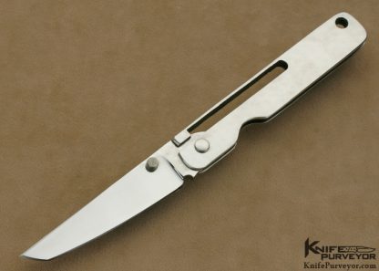Pat Crawford Custom Knife Frame Lock Tanto