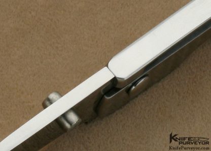 Pat Crawford Custom Knife Frame Lock Tanto - Image 6